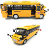 Removable 9" metal school bus with lights and sounds (Scale 1:32)