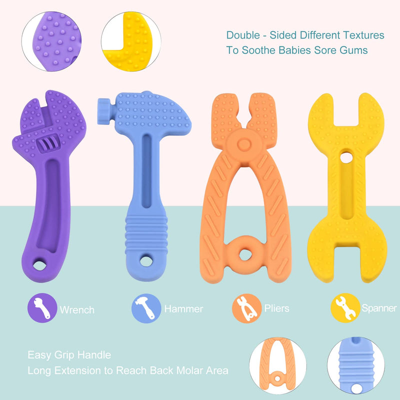 Teething Toys for Babies 0-6 Months 6-12 Months