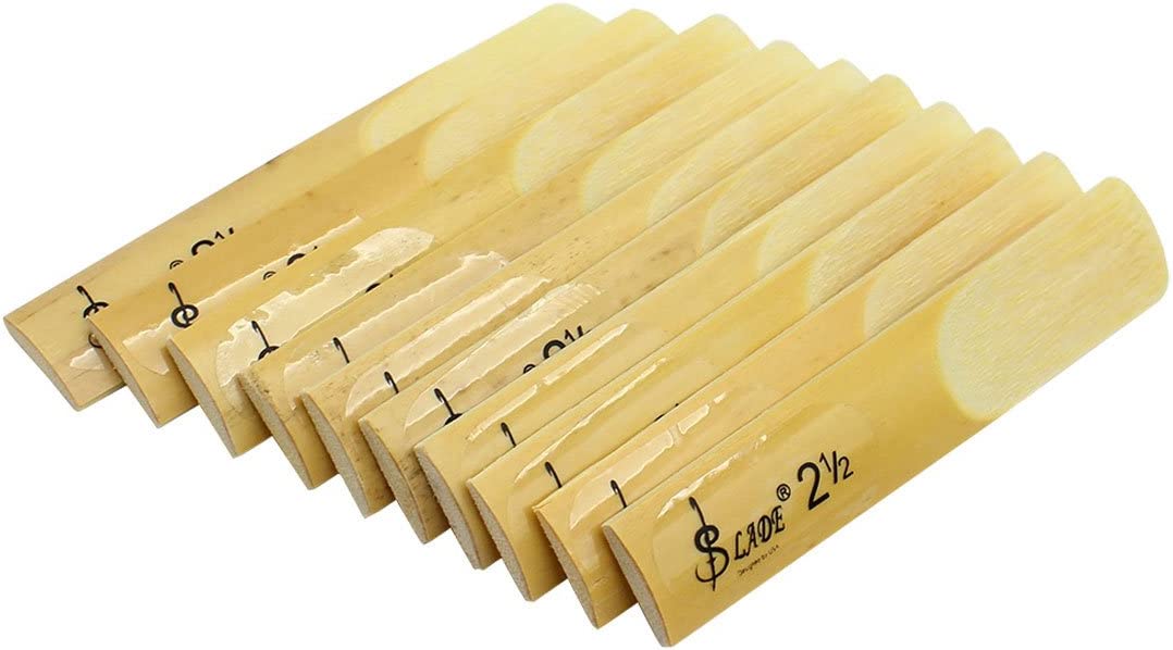 10 pieces of 2.5 alto saxophone reeds