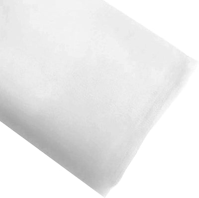 54-inch by 40-yard (120-foot) White Fabric Tulle Bolt