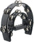 Tambourine with metal jingles, black