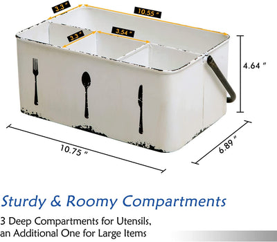 Utensil Box With Napkin Holder