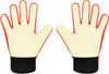 Goalkeeper gloves, with double protection, Orange, Size 5