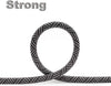 Long Rope Leash for Training, 12mm*15ftt, Black