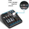 Wireless audio mixer,4 channel