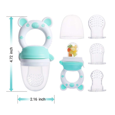 Baby Fruit Feeder Pacifier, Color: Cyan