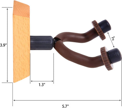 Guitar Wall Mount 4-Pack (Wood)