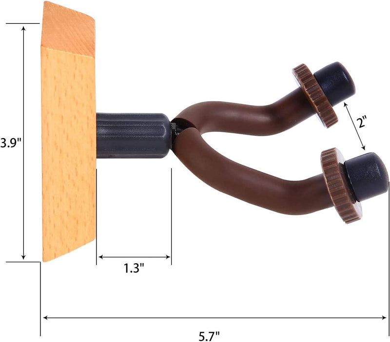 Guitar Wall Mount 4-Pack (Wood)