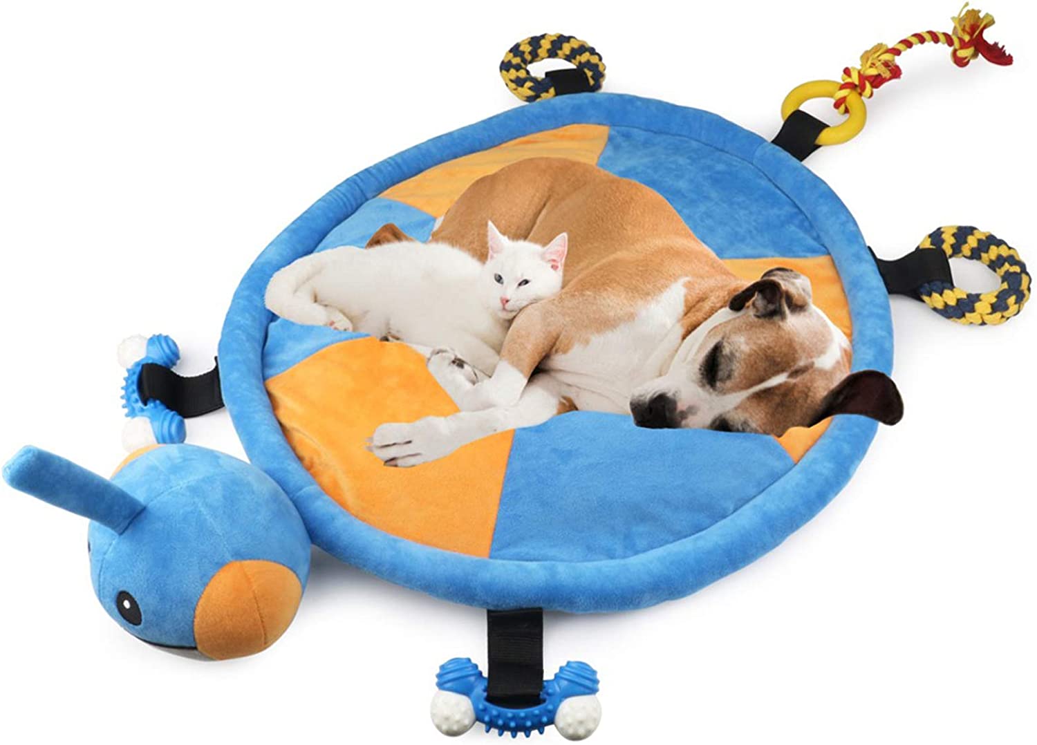 Dog Play Mat, Color: Light Blue, 10.91 x 7.29 x 6.38 inches