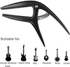 Universal capo for 6 or 7 string acoustic electric guitar (black)