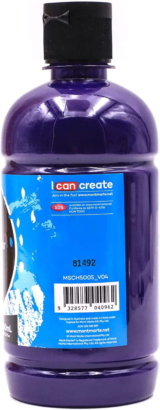 Signature Purple Acrylic Paint, 16.9 oz (500 ml)