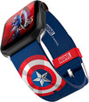 smart watch strap with captain america design