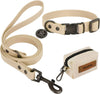 Pet Collar and Leash Combo Set, Size l, Sand