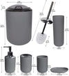 Bathroom accessory set (gray)