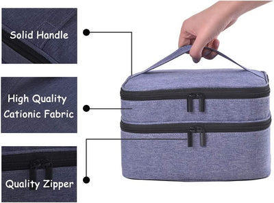 Carrying Case for Enamel, Holds 30 Bottles, Purple