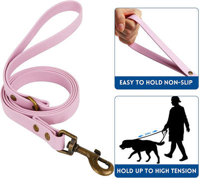 Pet Collar and Leash Combo Set, Size m, Pink