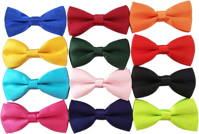 Pet bow accessory, 12-piece, Plain