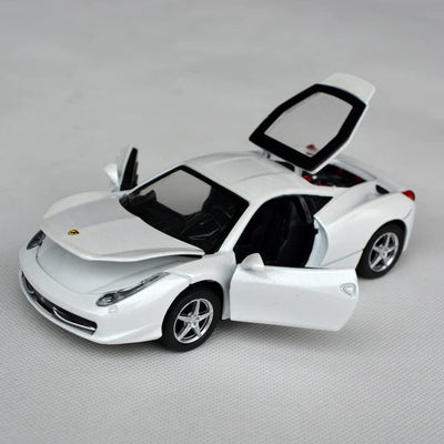 Diecast Alloy Metal Car Model Collection (FLL - White)