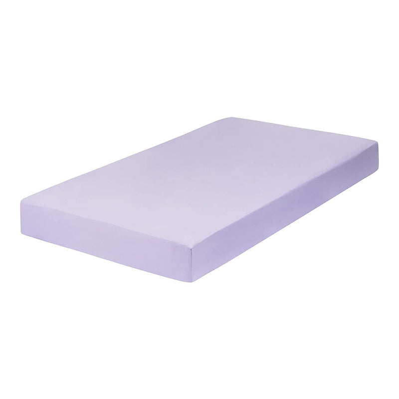 1-Pack 100% Microfiber Crib Sheets, 52x28x8 Inch", Lavender