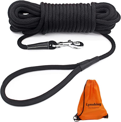 Long Pet Control Rope, Comfortable and Sturdy Handle,Black