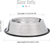 Stainless steel small pet bowls (silver)