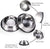 Stainless Steel Pets Bowls, 2 pack, 7 oz ea,silver color