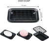 Black Bathroom Accessories Set (6PCS)