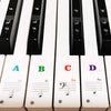 Piano Keyboard Stickers for 88/61/54/49/37 Keys, Multicolor