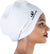 Extra large swimming cap for women and men, (white)