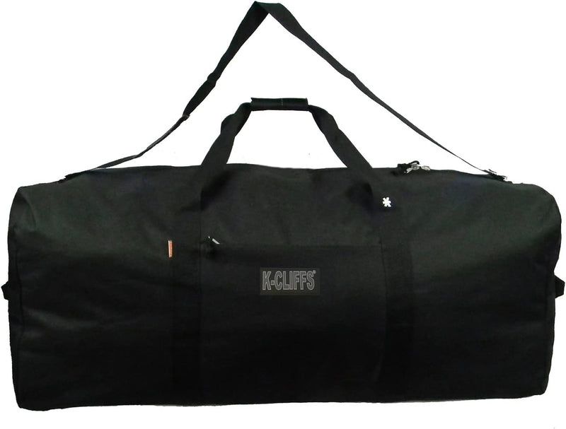 Large duffel bag for travel gear (42" x 20" x 20"), color :black
