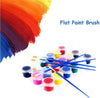 Flat Tip Brush Set (30 Pieces)