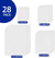 Multi Pack canvases of 5x7,8x10,9x12,11x14 x 28 canvases