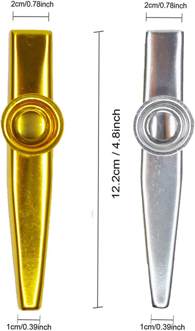 Metal Kazoos With 20 Diaphragms