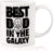 11 oz coffe cup, "best dad in the galaxy"