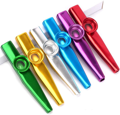 6 different colors of musical instrument aluminum alloy sets