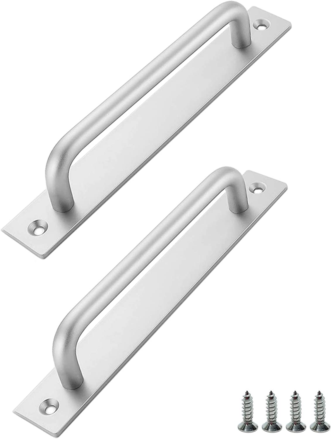 2  Handles 7 Inch Aluminum Alloy Door (Silver)