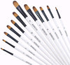 Paint Brushes Set, 12 pcs Artist,11.81 x 4.61 x 0.47 inches