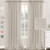 Natural Linen Curtains 108" Long 2 Color 	Linen