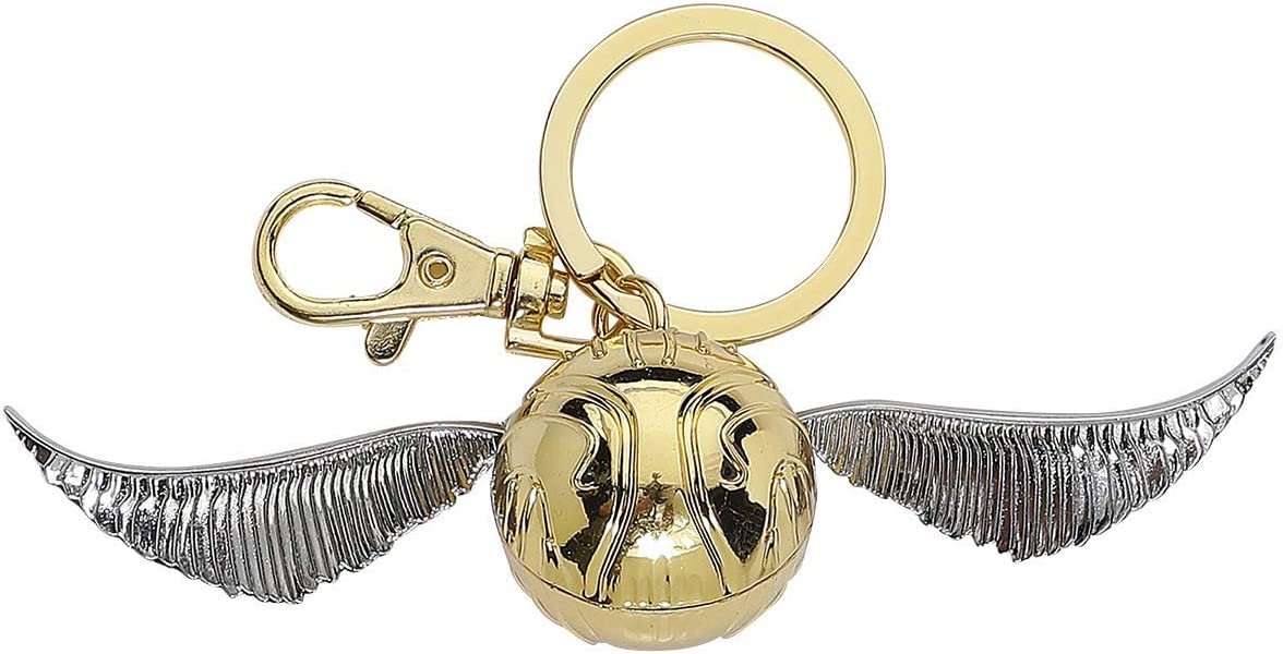 Gold Snitch Pewter Key Ring