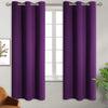 Blackout Curtains 2 Panel Set (42" x 63", Royal Purple)