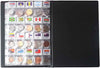 Coins from 60 countries, with leather collection album and flags