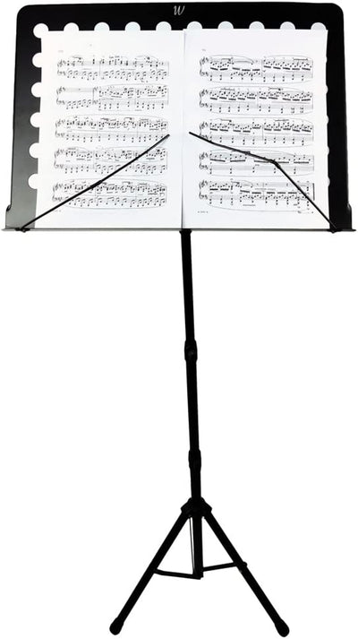 Portable Adjustable Music Stand Black