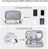 Travel Waterproof Bag for Organized Tech Accessories (Light Grey)