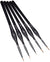 5 PCS Paint Brushes Set, Black,Aluminum