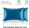 2 Pack Pillowcases, Size 20" x 30", (Teal)