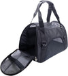 Soft-Sided Pet Travel Carrie, medium black