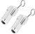 2 in 1 car window breaker and seat belts, (Color:White)