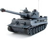 German Army Tiger Tank Toy, 9 Channel Remote Control with Sound and Light, (Gray)