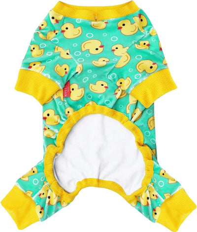 Yellow Duck Dog Pajamas Soft Material