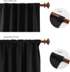 rod pocket curtains, 52 x 108 inches, 2 panels